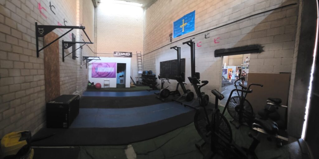 Zona de entrenamiento de Wakanda Box (Cross Training) en Madrid